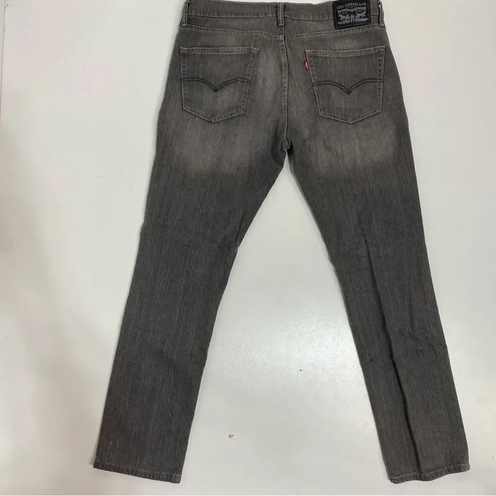 Levi’s Faded Gray Skinny Jeans 36x42